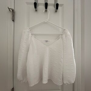 Elegant White Women's Top